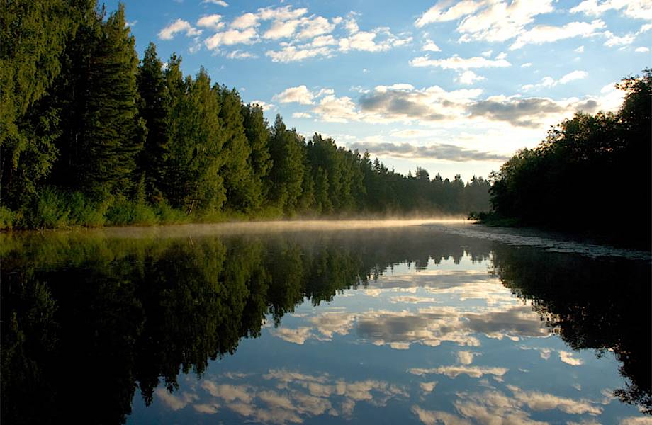 Россонь: единственная река в России, которая течет то вперед, то назад Россонь: единственная река в России, которая течет то вперед, то назад