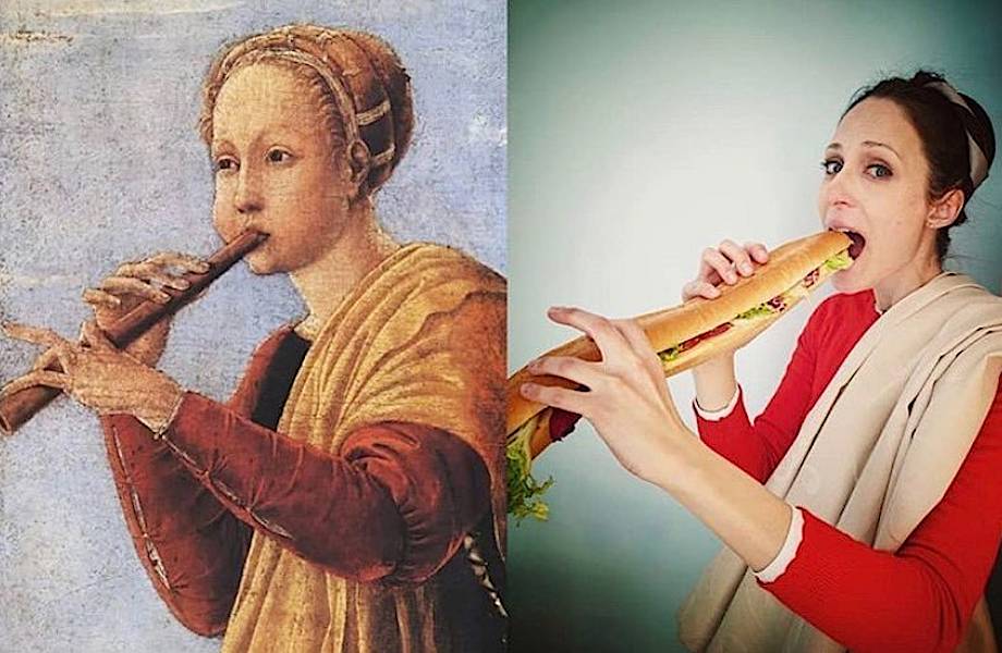 Арт-карантин: люди воссоздают легендарные полотна с помощью предметов, найденных дома Арт-карантин: люди воссоздают легендарные полотна с помощью предметов, найденных дома