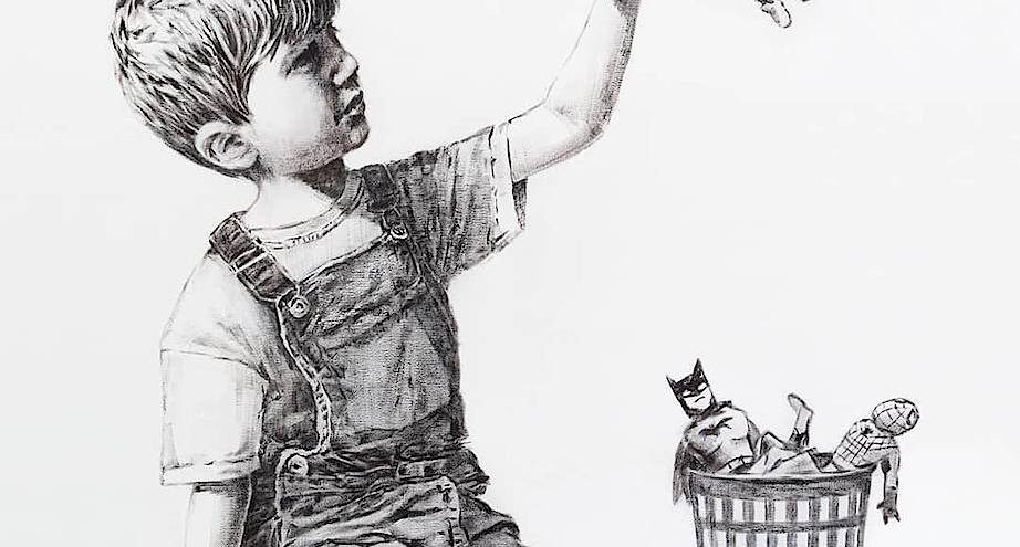 Фото дня: новая работа Бэнкси