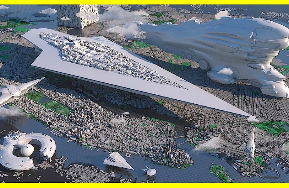 Видео: Сравнение размеров звездолетов из известных всем фантастических фильмов Видео: Сравнение размеров звездолетов из известных всем фантастических фильмов