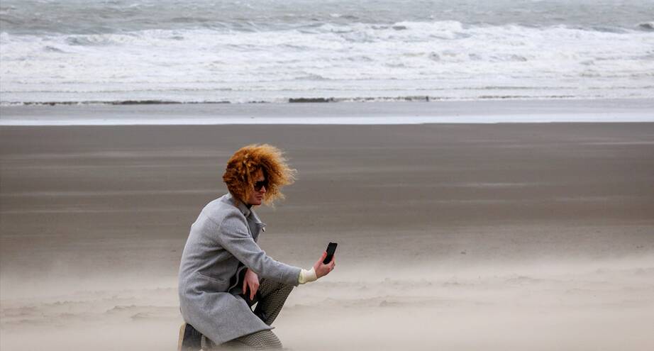 Фото дня: Шторм «Франклин» на побережье Бельгии