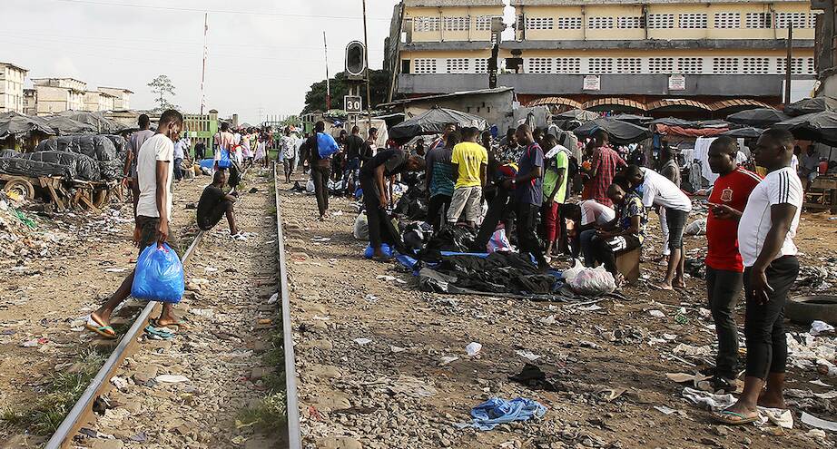 Фото дня: рынок в Кот-д’Ивуаре