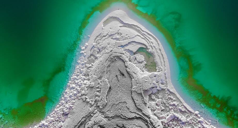 Фото дня: Мертвое море с высоты