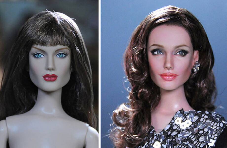 17 кукол, которых талантливый художник превратил в знаменитостей и словно оживил 17 кукол, которых талантливый художник превратил в знаменитостей и словно оживил