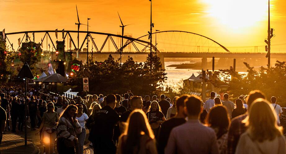 Фото дня: марш в Неймегене, посвященный спорту