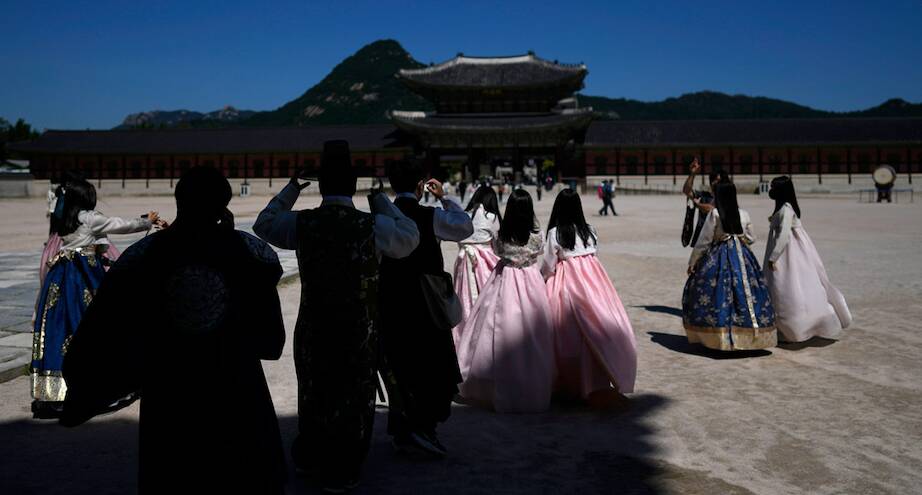 Фото дня: во дворце Кёнбоккун в Сеуле