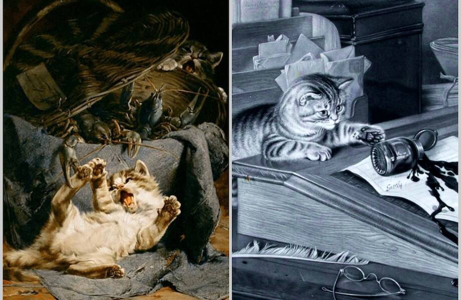 11 произведений искусства, которые доказывают, что кошки всегда были озорниками 11 произведений искусства, которые доказывают, что кошки всегда были озорниками