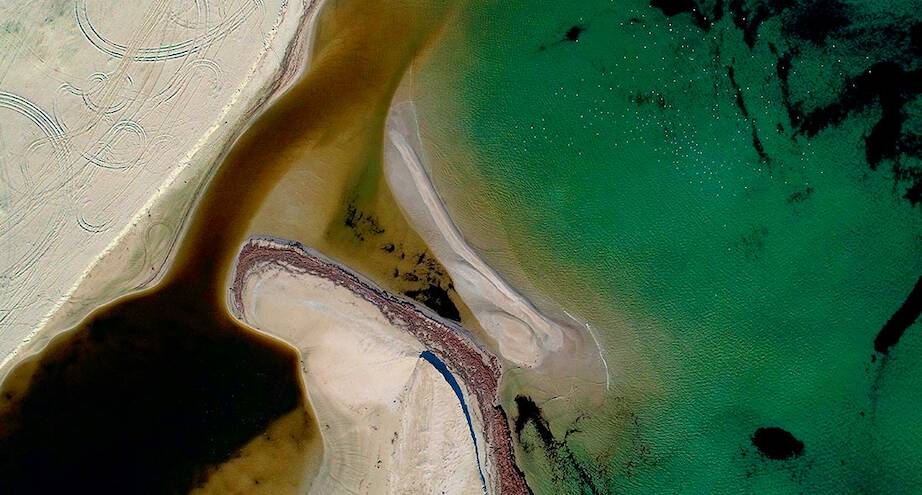 Фото дня: там, где встречаются озеро Мерт и Черное море